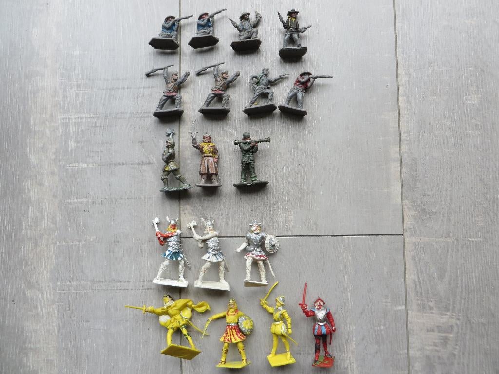 Set vintage figuurtjes (Lone Star/Cherilea Toys), Verzenden, Gebruikt