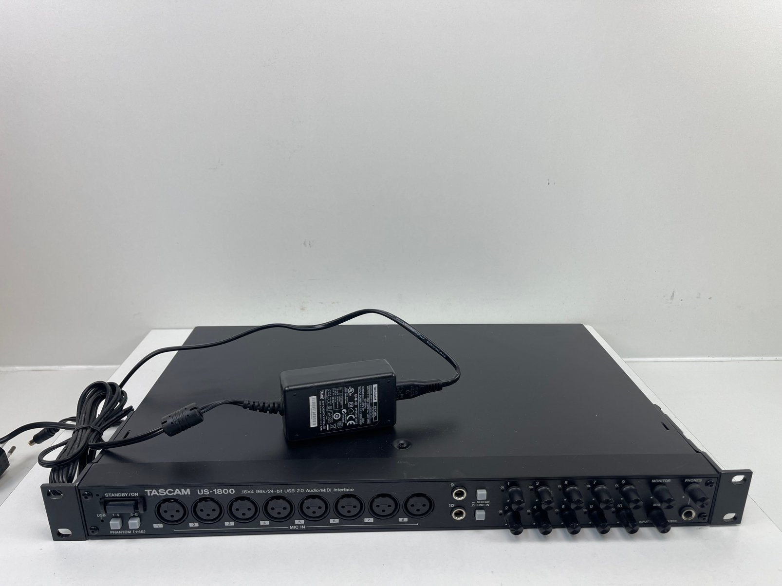 TASCAM US-1800 USB AUDIO / MIDI Interface 16x Input 4xOutput, Ophalen, Zo goed als nieuw, Audio