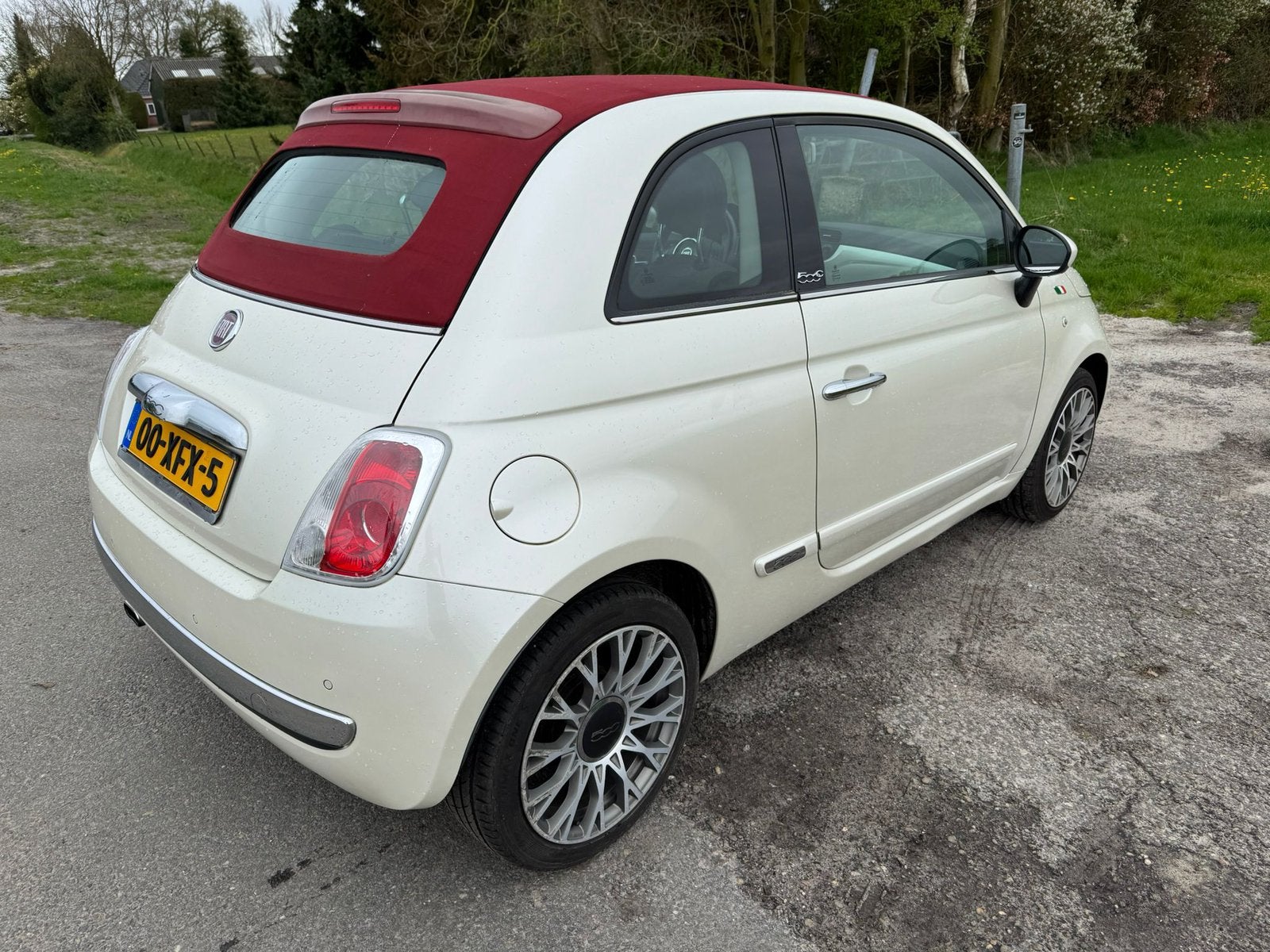 Fiat 500C cabrio 0.9 85pk Turbo Twinair, Cabriolet, Wit, Origineel Nederlands, Handgeschakeld