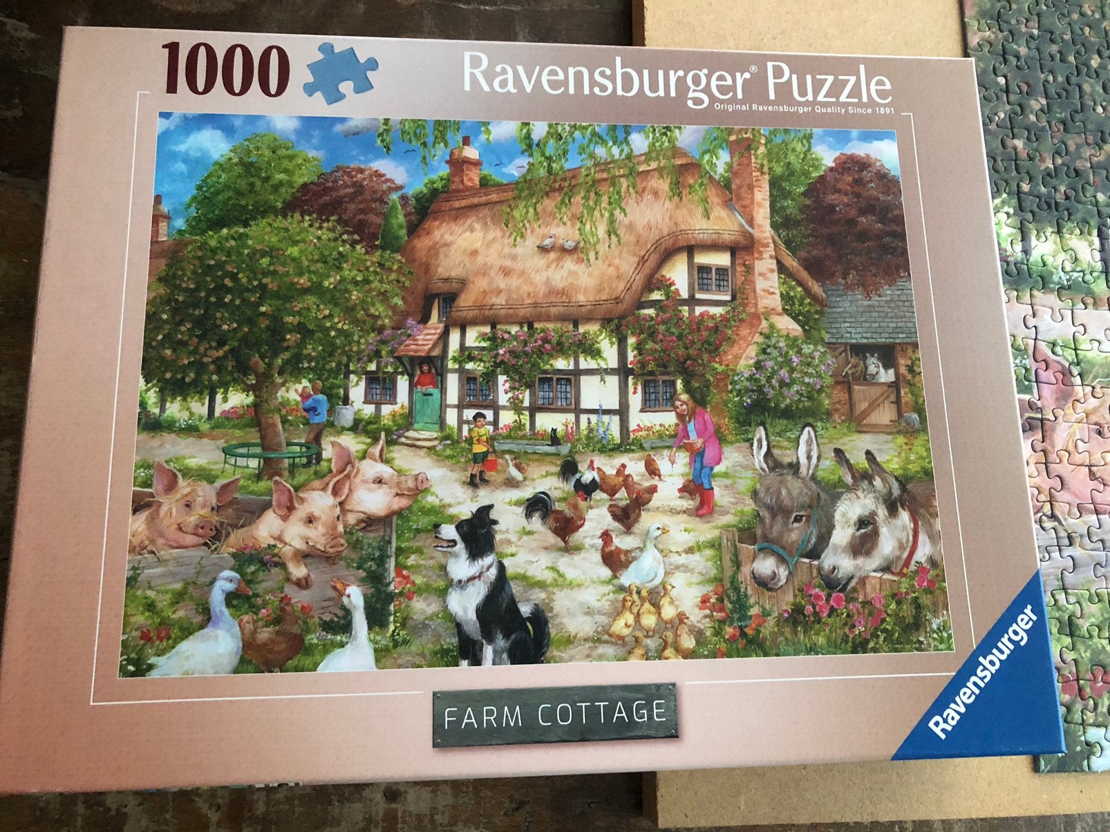 Ravensburger Farm Cottage, Ophalen of Verzenden, 500 t/m 1500 stukjes, Zo goed als nieuw