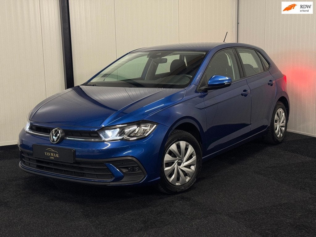 Volkswagen Polo 1.0 TSI 2022 95PK CLIMA|LANE|ACC|CARPLAY|VIR, Voorwielaandrijving, Stof, Zwart, 95 pk