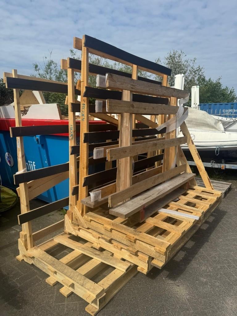 Houten pallets, Ophalen, Gebruikt, 50 mm of meer, Pallet