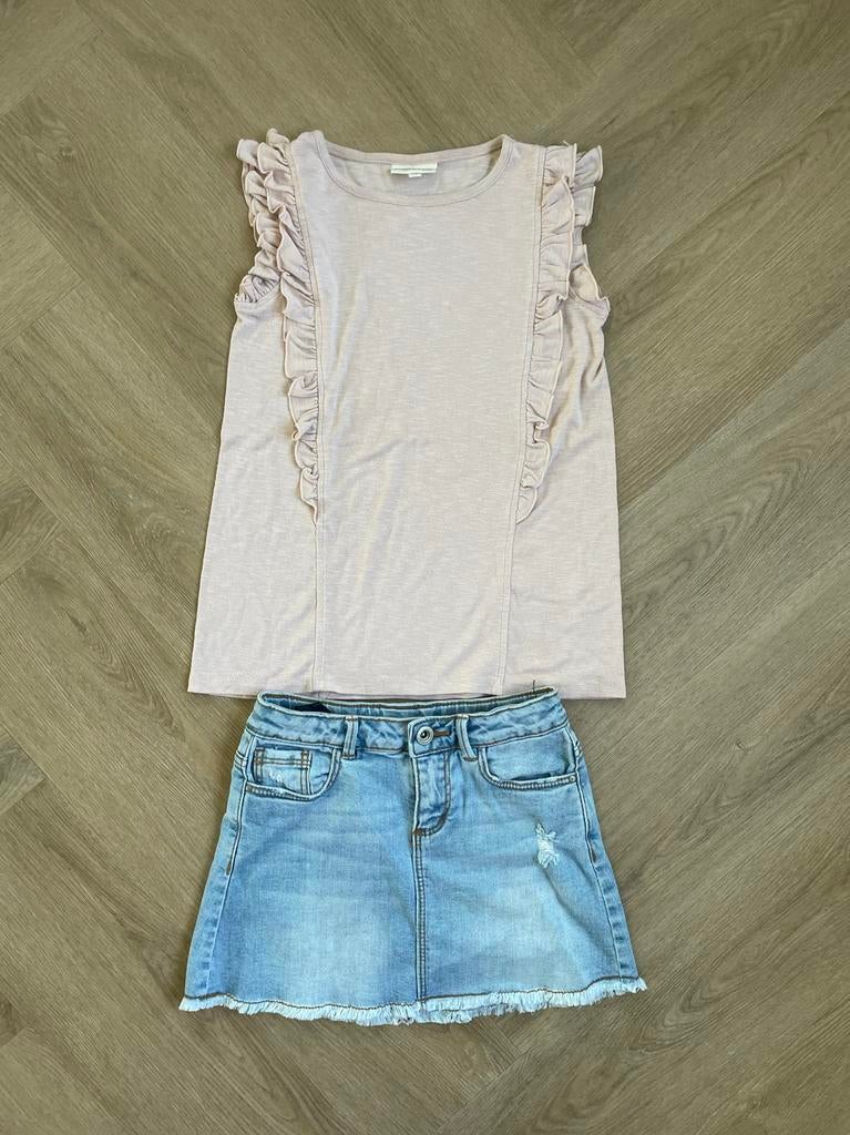 Pomp de Lux mooie Lichtroze top maat 146, Verzenden, Zo goed als nieuw, Meisje, Shirt of Longsleeve