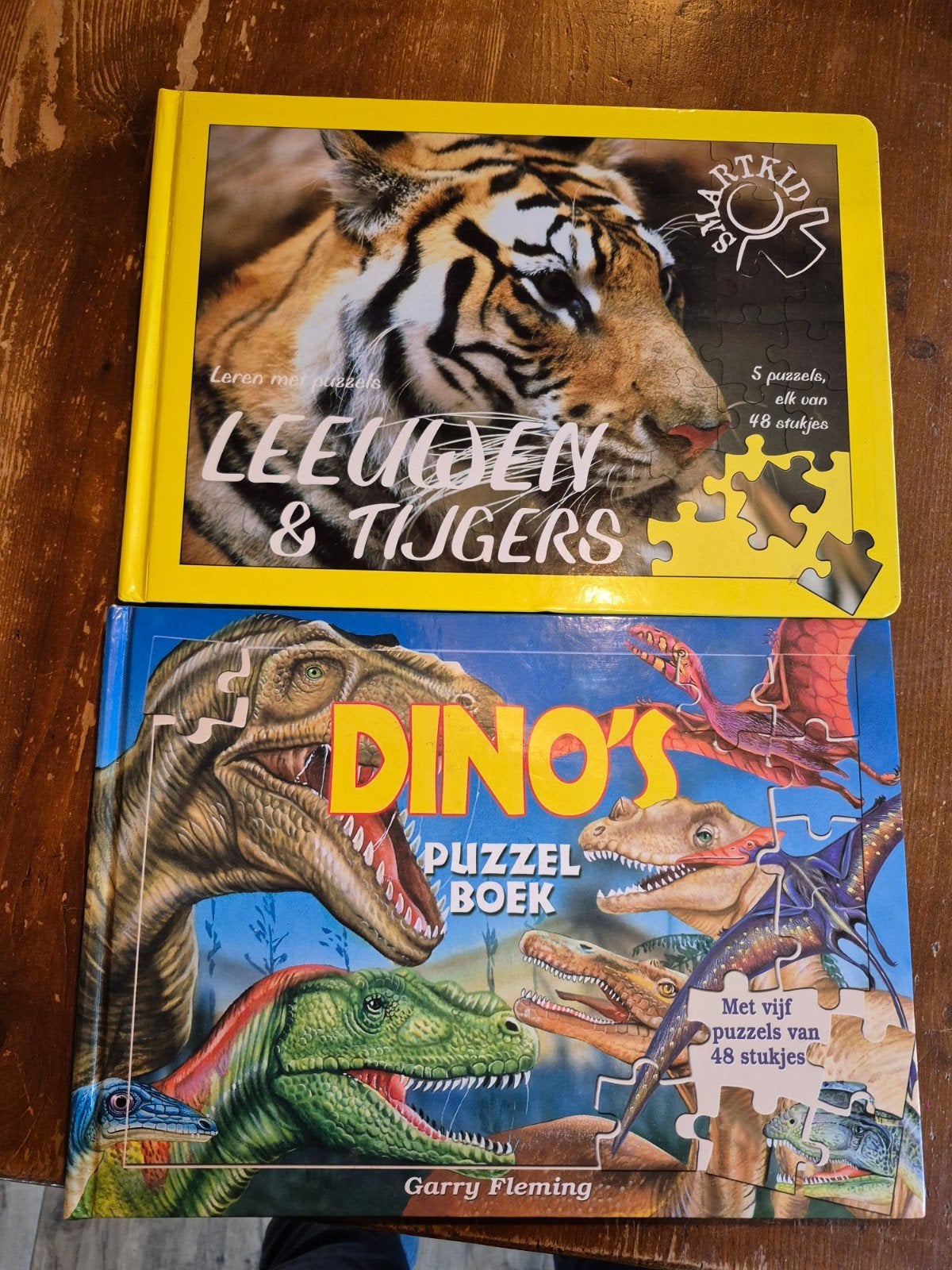 2 puzzelboeken, Ophalen of Verzenden, 10 tot 50 stukjes, Gebruikt, 6 jaar of ouder