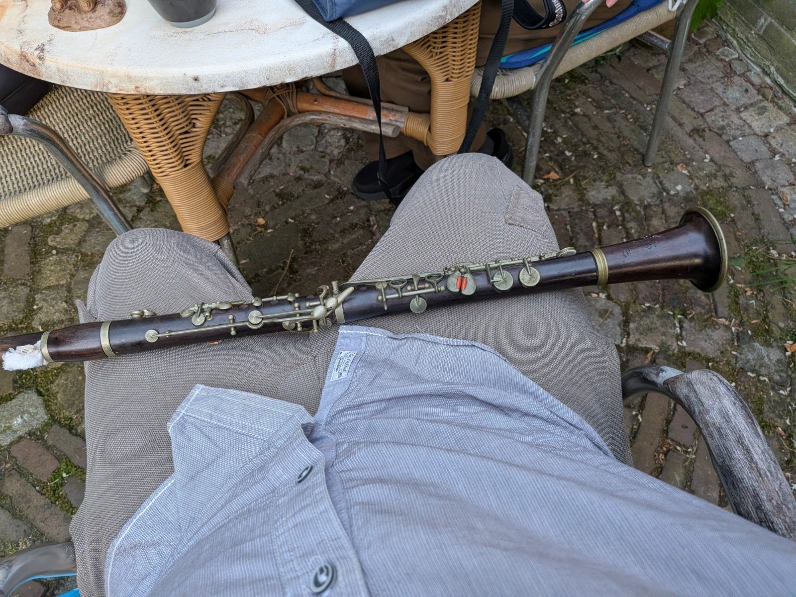 Vintage klarinet, vermoedelijk Couesnon, voor restauratie, Muziek en Instrumenten, Blaasinstrumenten | Klarinetten, Verzenden