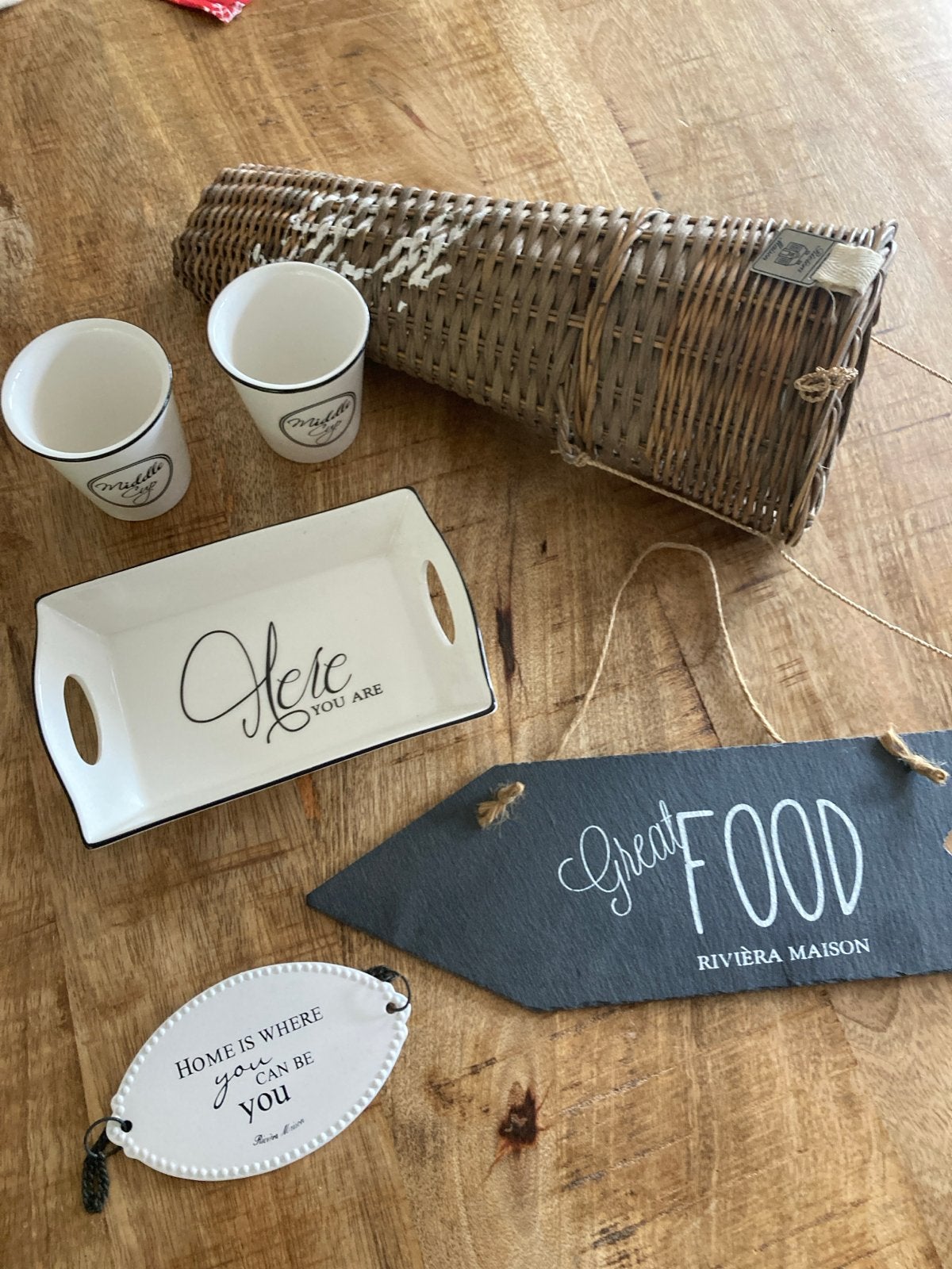 Riviera Maison Woonaccessoires Set, Huis en Inrichting, Ophalen, Gebruikt, Meerkleurig, Landelijk