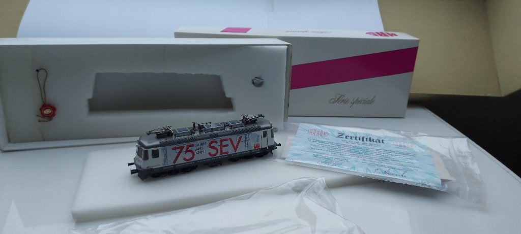 Hag 089 Re4/4 "75j SEV" slechts 2000 stuks!, Overige merken, Transformator of Voeding, Gelijkstroom, Ophalen of Verzenden