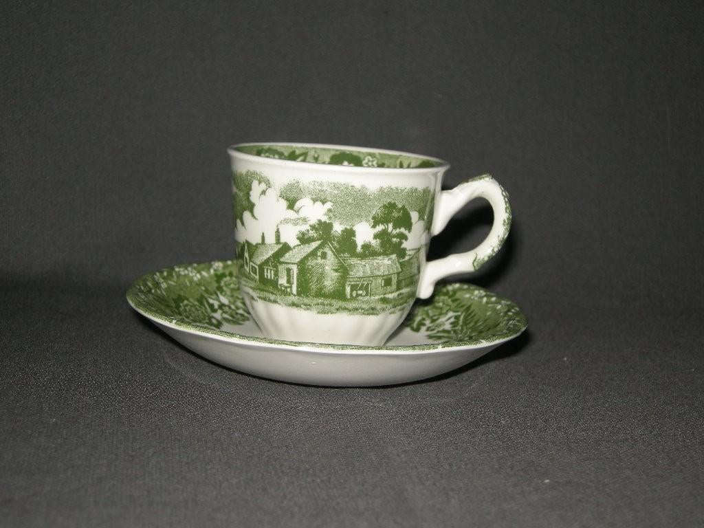 Grindley Country Style groen decor, enkele losse onderdelen, Ophalen of Verzenden