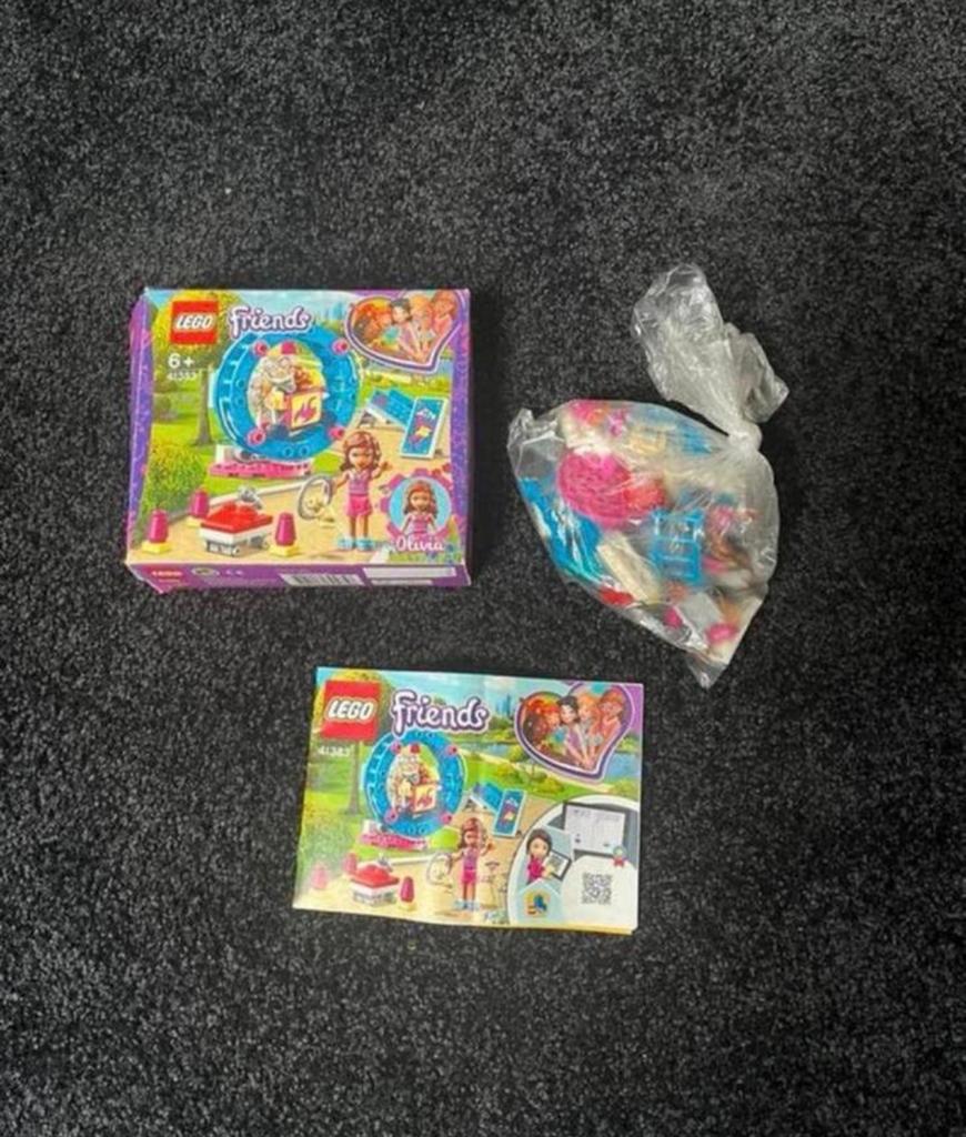 Lego friends olivia’s hamsterspeelplaats - 41383, Ophalen of Verzenden, Zo goed als nieuw