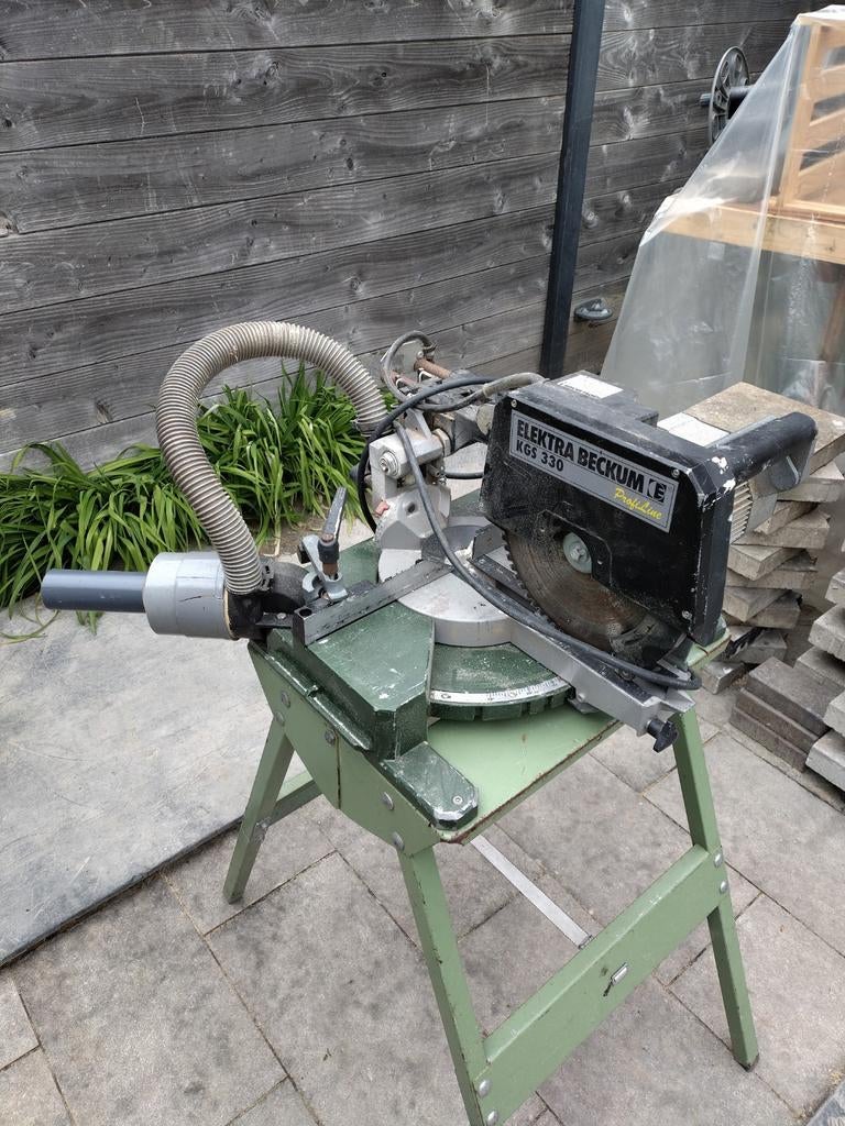 Elektra Beckum KGS 330 Afkortzaag, Elektra Beckum, Gebruikt, 70 mm of meer, 600 tot 1200 watt