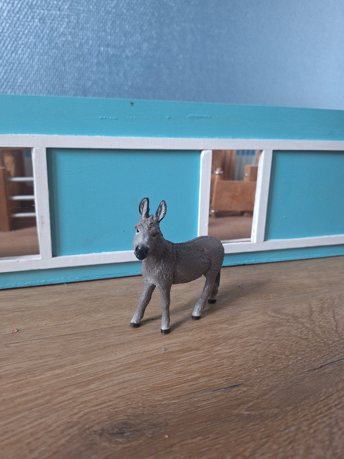 13. Schleich ezel, Ophalen of Verzenden, Zo goed als nieuw, Paard, Beeldje of Figuurtje
