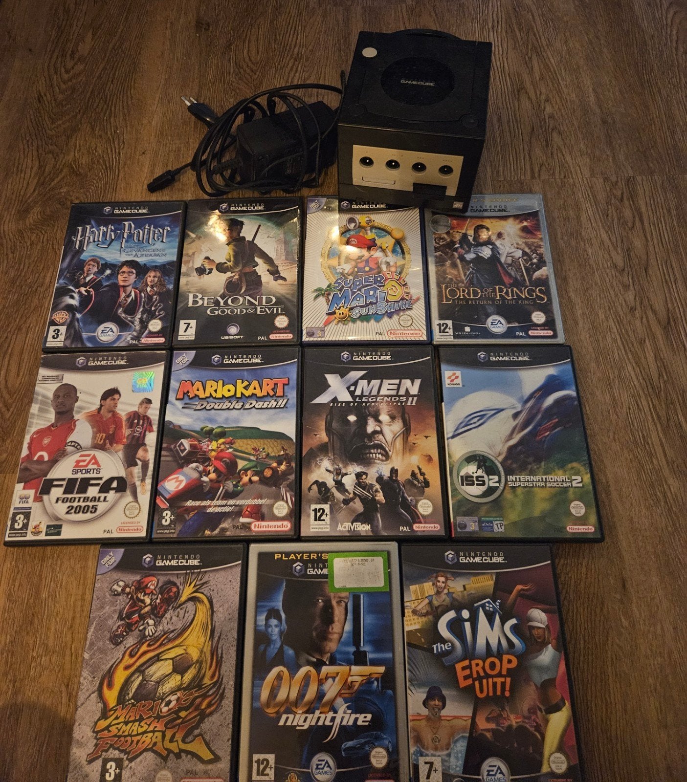 Nintendo GameCube met 10 spellen - exl controllers, Spelcomputers en Games, Gebruikt, Overige genres, Eén computer, Ophalen of Verzenden