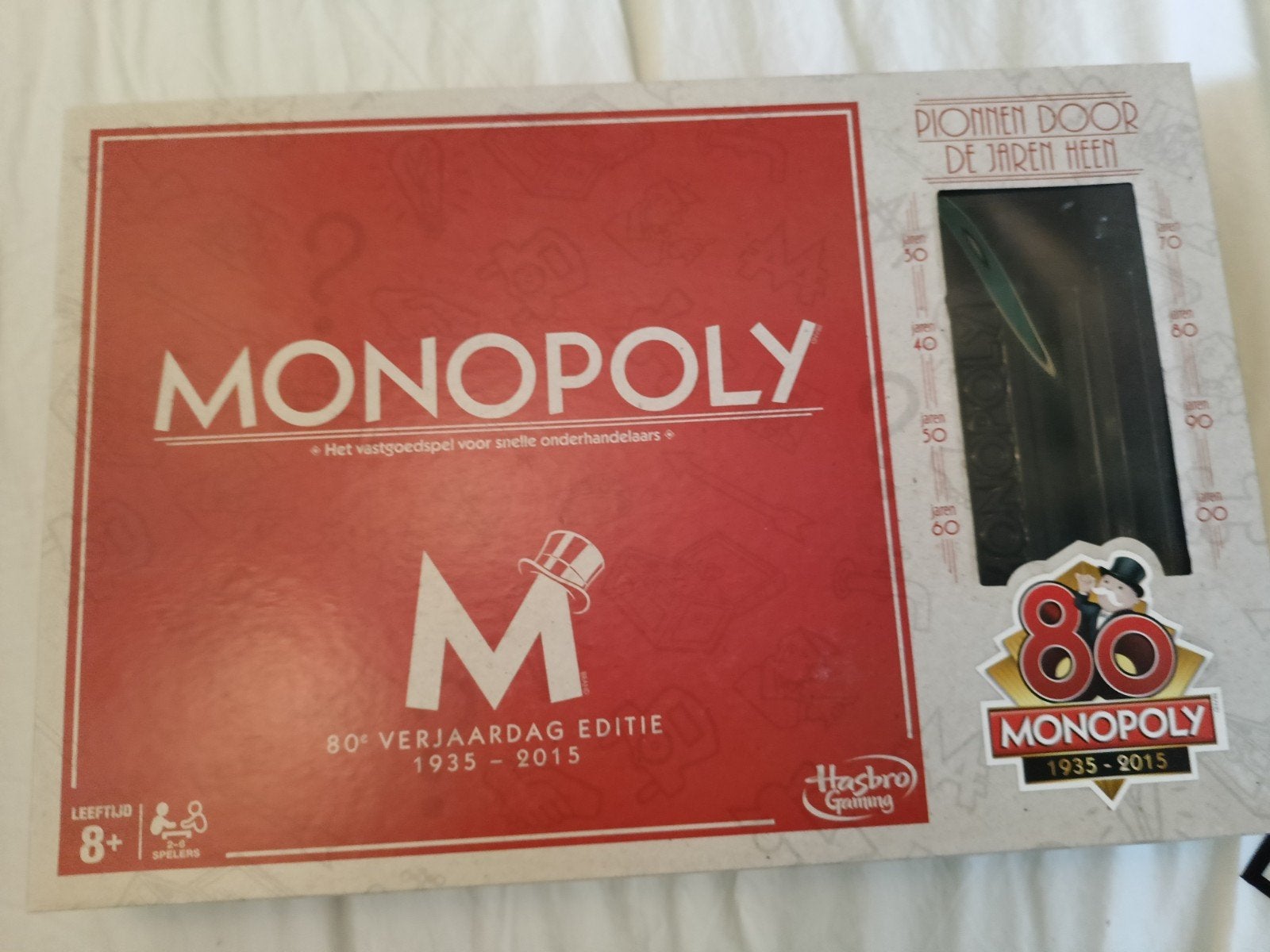 Monopoly 80e Verjaardag Editie 1935-2015, Vijf spelers of meer, Ophalen of Verzenden, Zo goed als nieuw, Hasbro Gaming