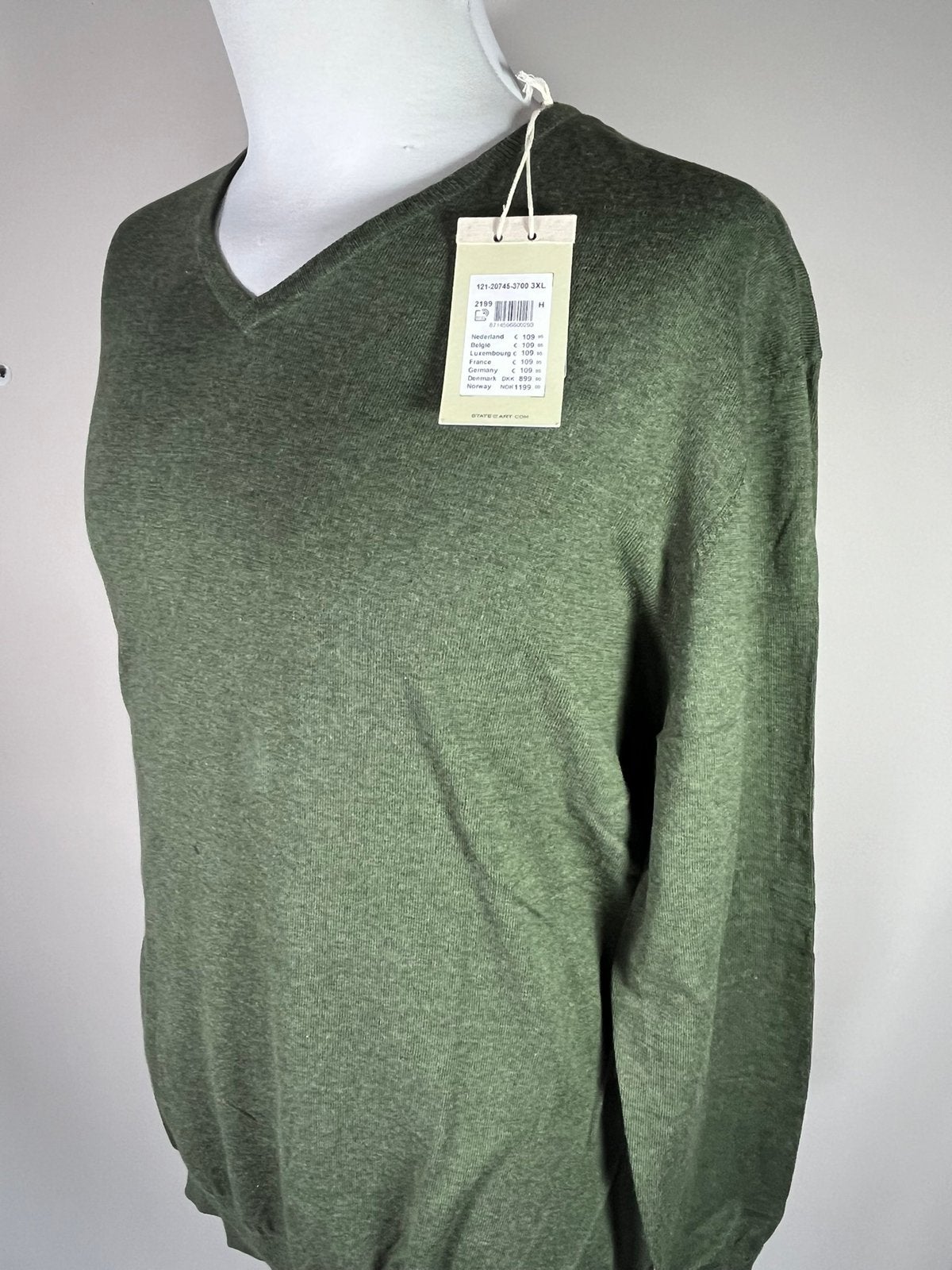 State of Art trui met cashmere, maat 3XL, nieuw,wvp € 109,95, Nieuw, Overige maten, Ophalen of Verzenden, Nvt