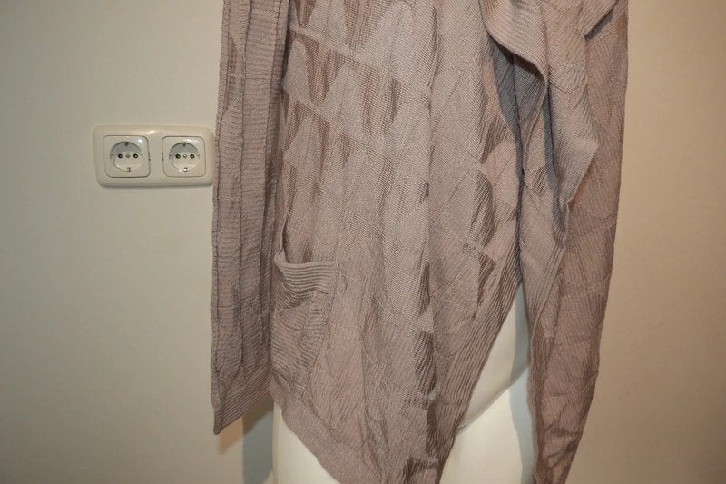 Missoni vest in mooi motief breisel zakken natuur tint IT42, Verzenden, Zo goed als nieuw, Missoni, Maat 36 (S)