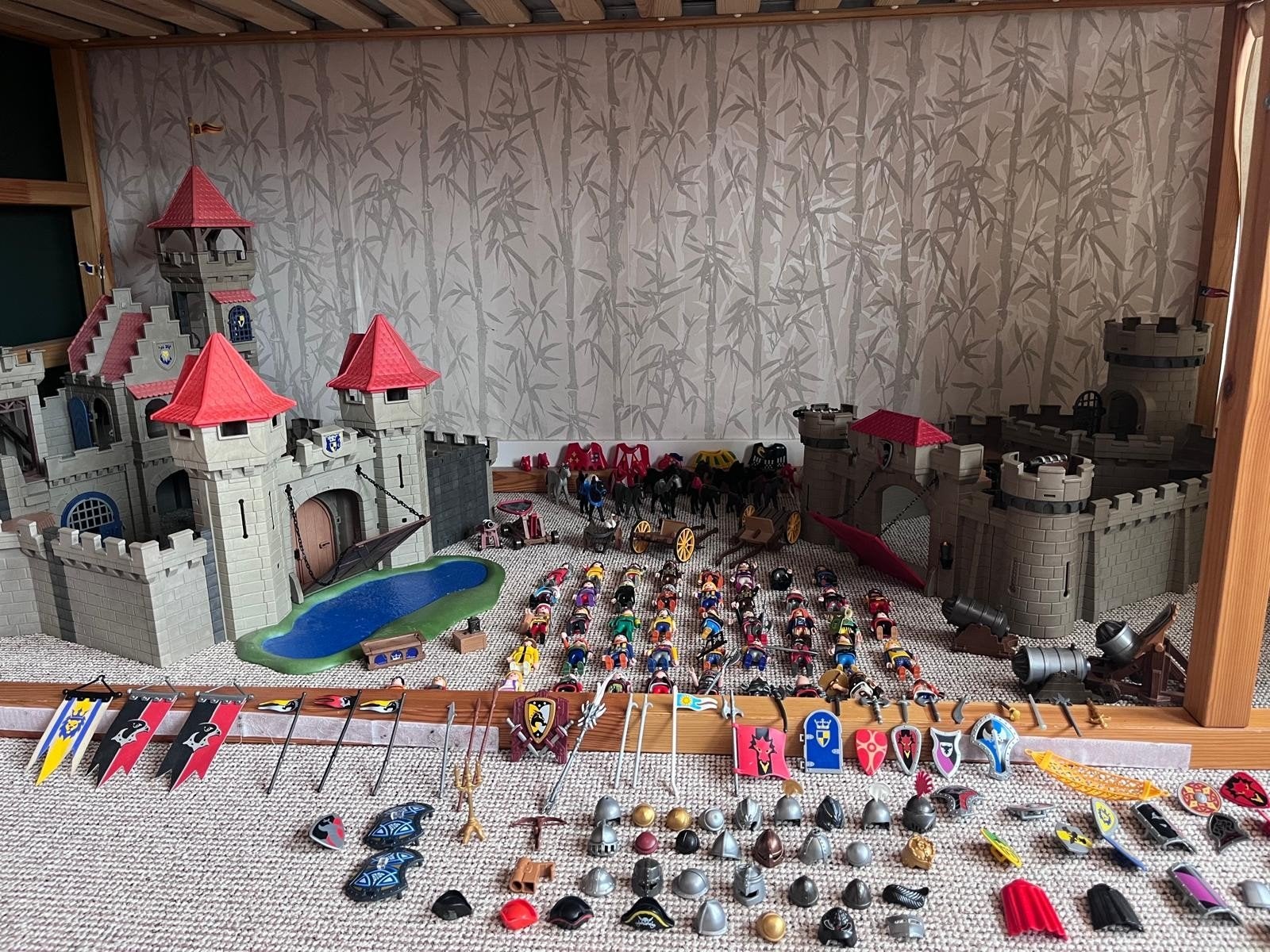 Playmobil Kastelen, Piratenschip & veel Figuren, Gebruikt, Complete set, Boot/Schip, Historisch