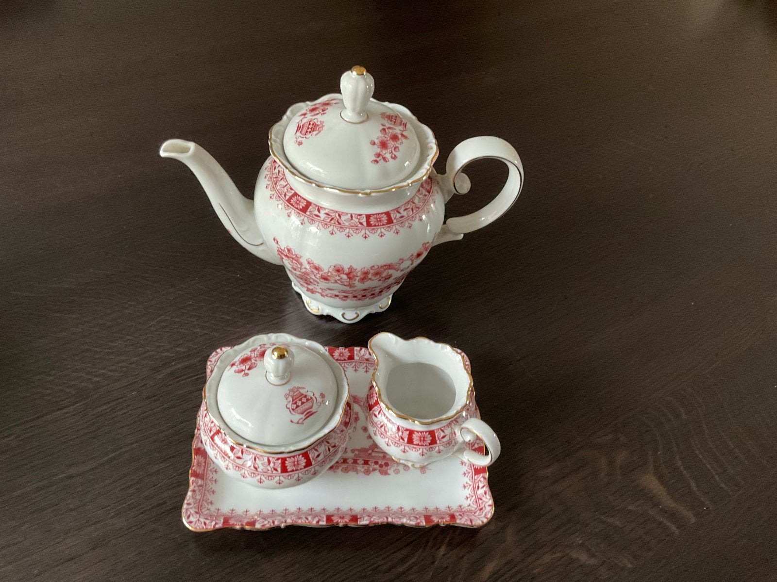 Vintage porseleinen theeservies - Seltmann Weiden, Bavaria, Ophalen of Verzenden