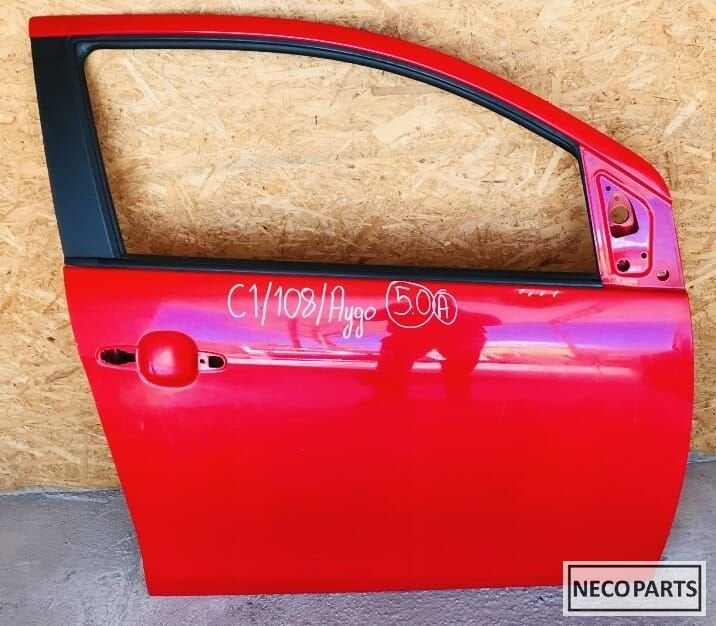 CITROËN C1 PEUGEOT 108 TOYOTA AYGO PORTIER DEUR VOORPORTIER, Gebruikt, -, Ophalen of Verzenden, -