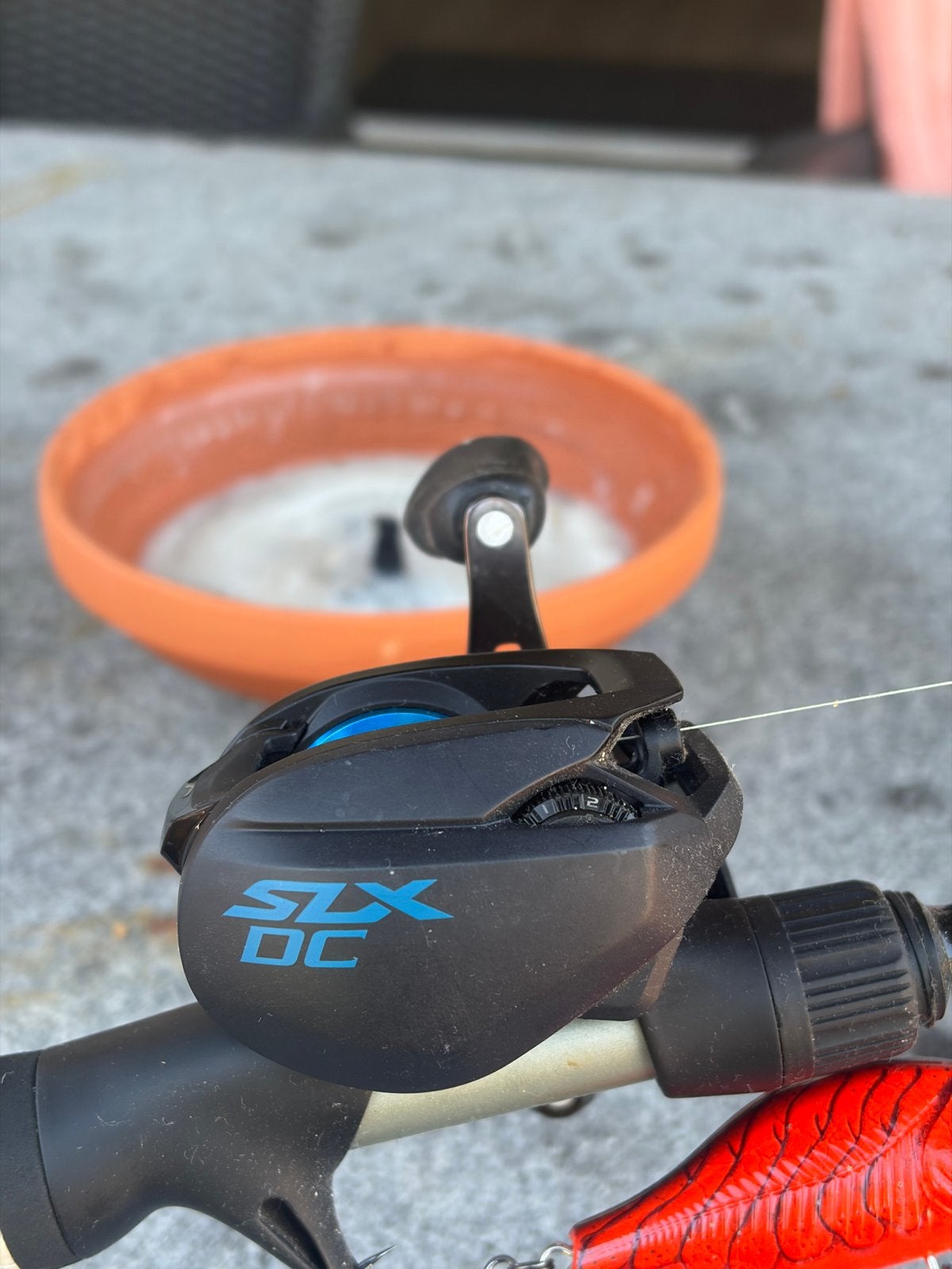 Shimano SLX DC 151 Baitcaster met Lew's Custom Speed Stick L, Ophalen, Zo goed als nieuw, Complete set
