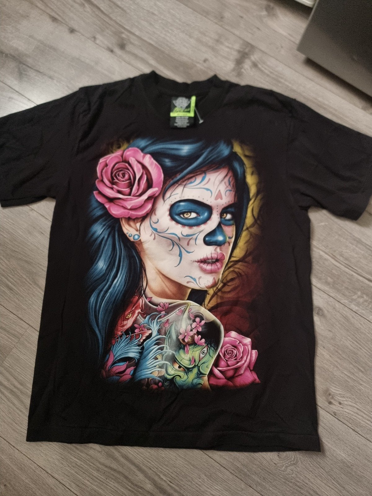 Sugar Skull Ghost Lady T-shirts, maat L, Nieuw (JM5), Ophalen of Verzenden