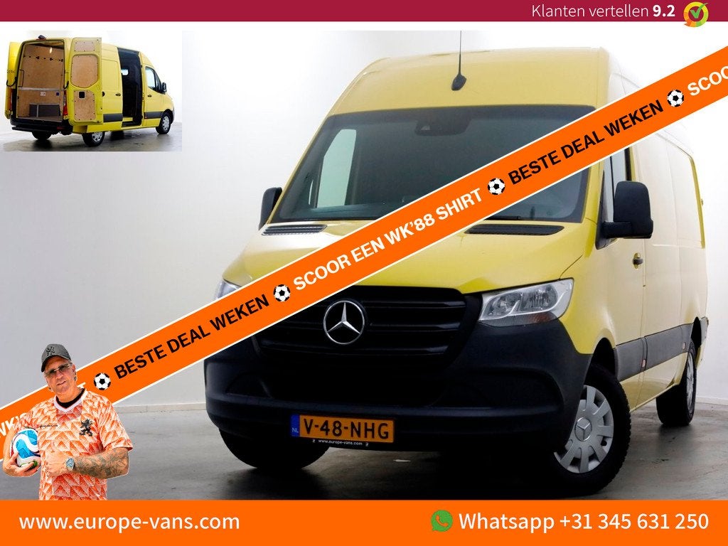 Mercedes-Benz Sprinter 319 CDI 3.0 V6 190pk 7G Automaat L2H2, Auto's, Automaat, Achterwielaandrijving, Gebruikt, 190 pk