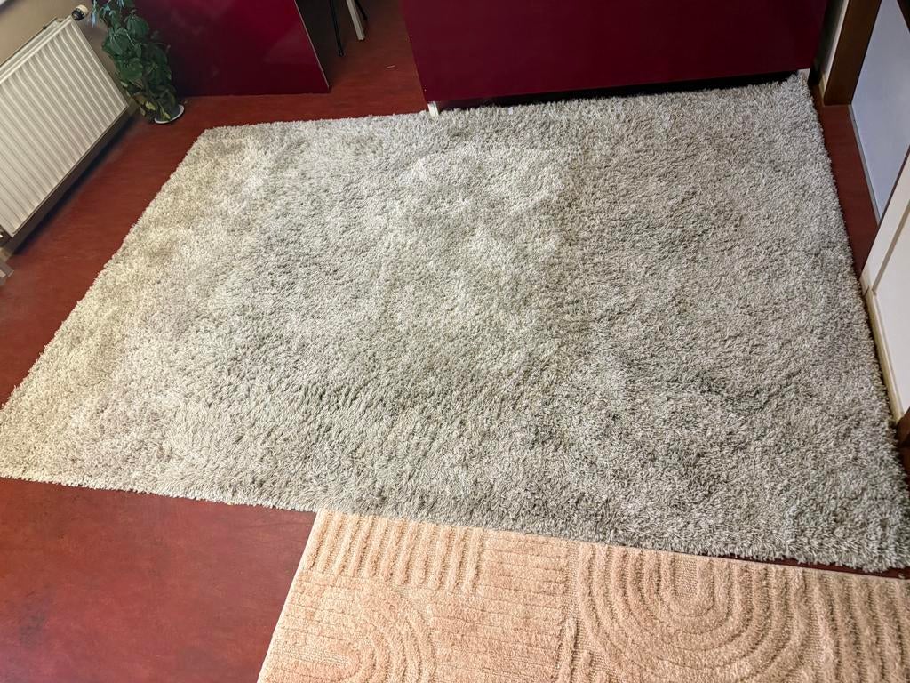 Grijs vloerkleed 200x300, Ophalen, Zo goed als nieuw, 200 cm of meer, Grijs