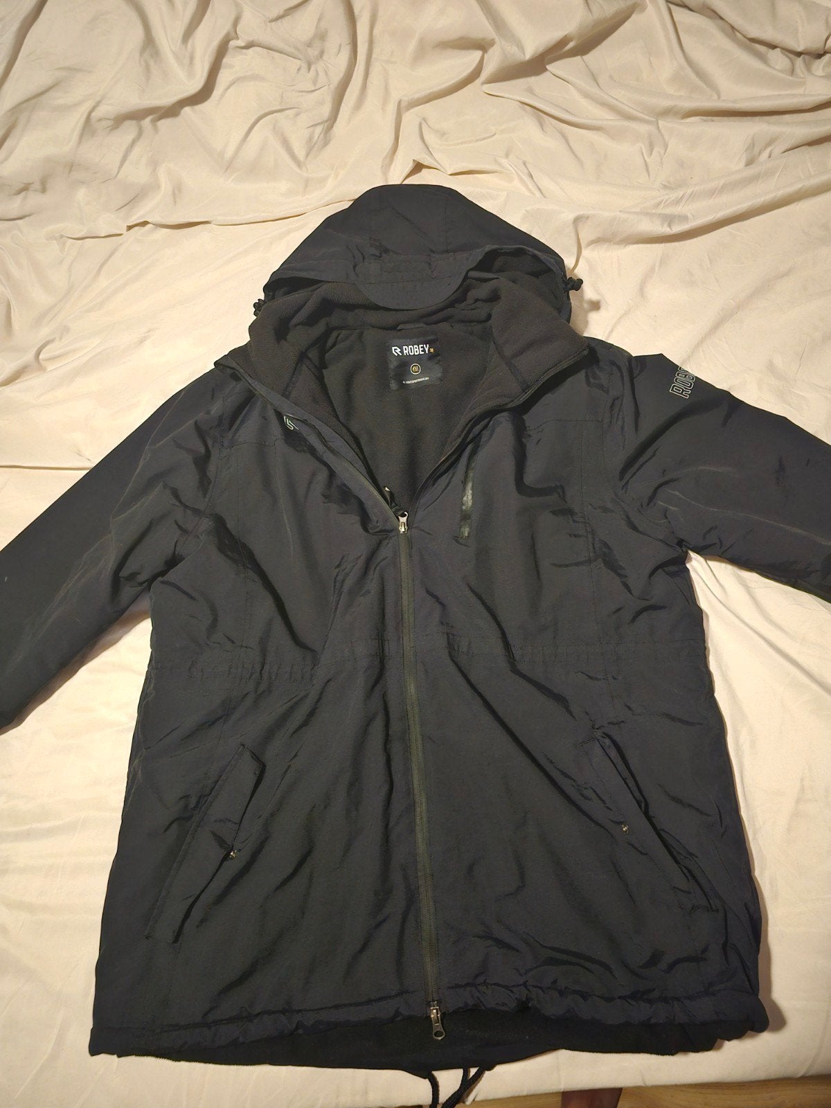 Zwarte Robey jas - Maat 4XL - Zo goed als nieuw, Overige maten, Ophalen of Verzenden, Zo goed als nieuw, Robey