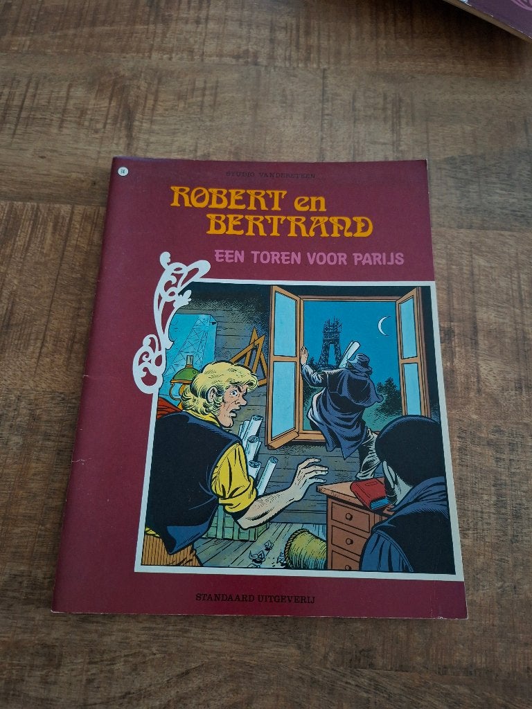 Robert en Bertrand 74 – Een Toren voor Parijs, Boeken, Eén stripboek, Ophalen of Verzenden, Zo goed als nieuw