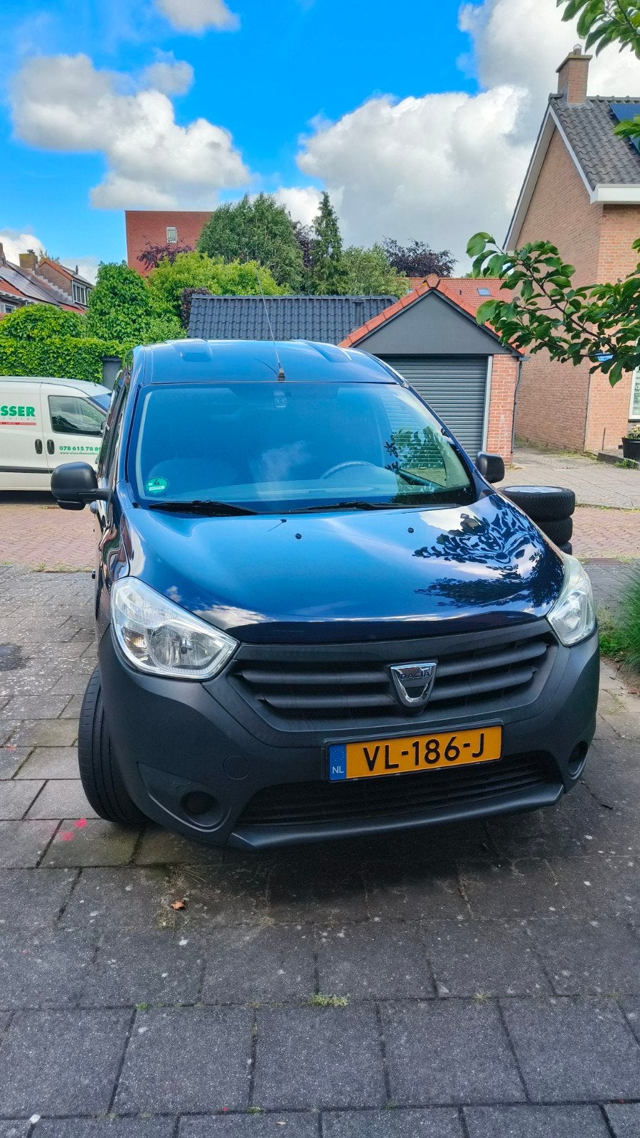 Dacia Dokker Van 1.6 MPI 85pk 2014, Stof, Zwart, 4 cilinders, 1598 cc