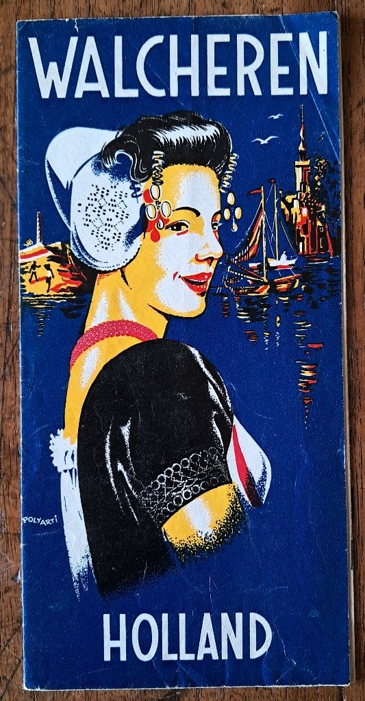 toerisme Folder Walcheren 1950-62, Ophalen of Verzenden, 1940 tot 1960, Ongelopen, Zeeland