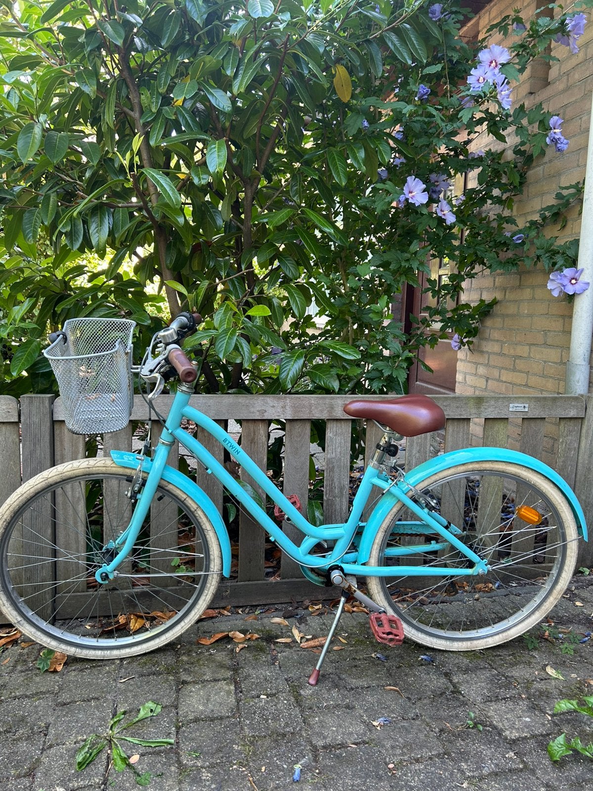 Meisjes fiets B’twin. 20 inch., Ophalen, Gebruikt, Velgrem, Versnellingen