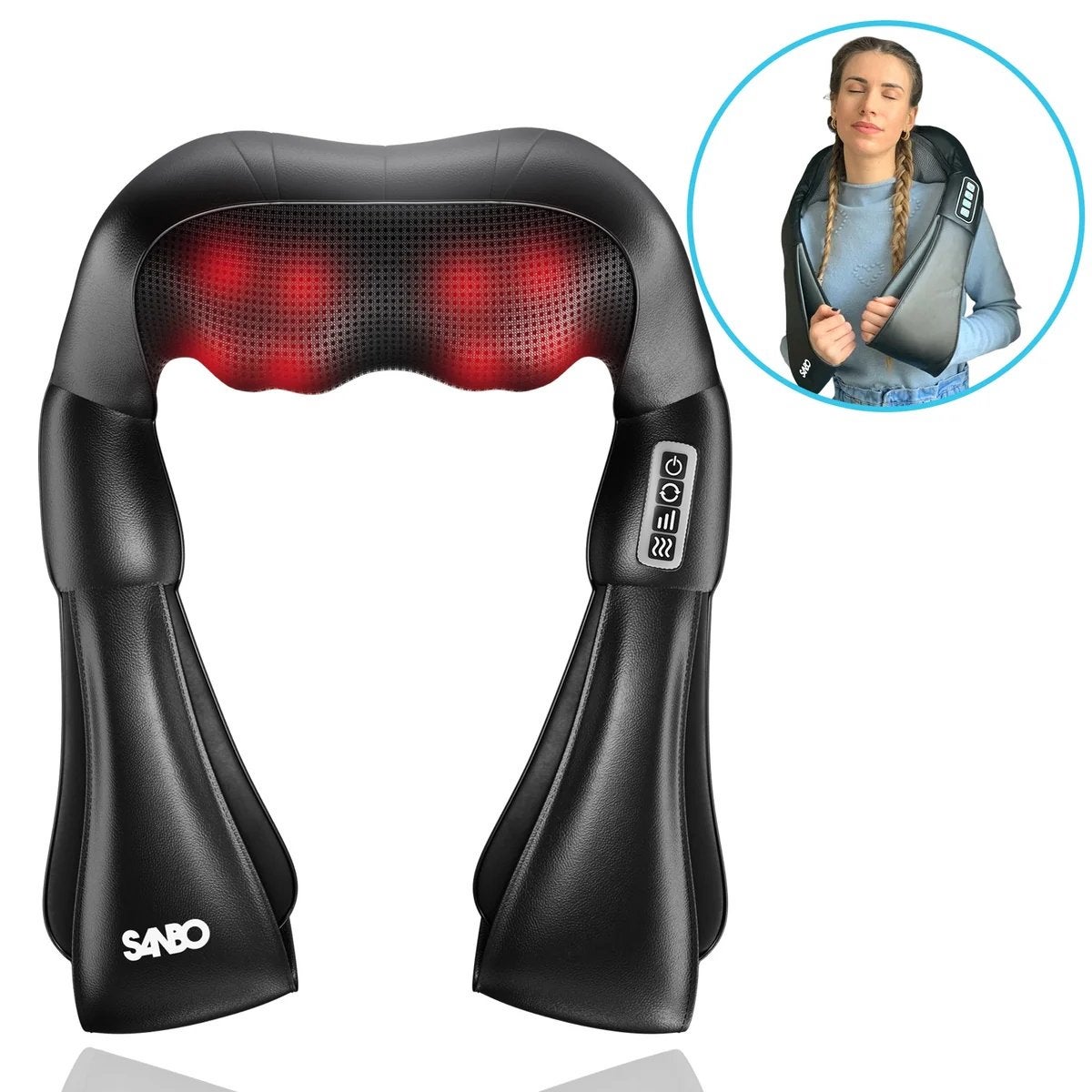 Sanbo Nek Massager / Infrarood Massager - Zo goed als nieuw, Ophalen of Verzenden, Zo goed als nieuw, Apparaat