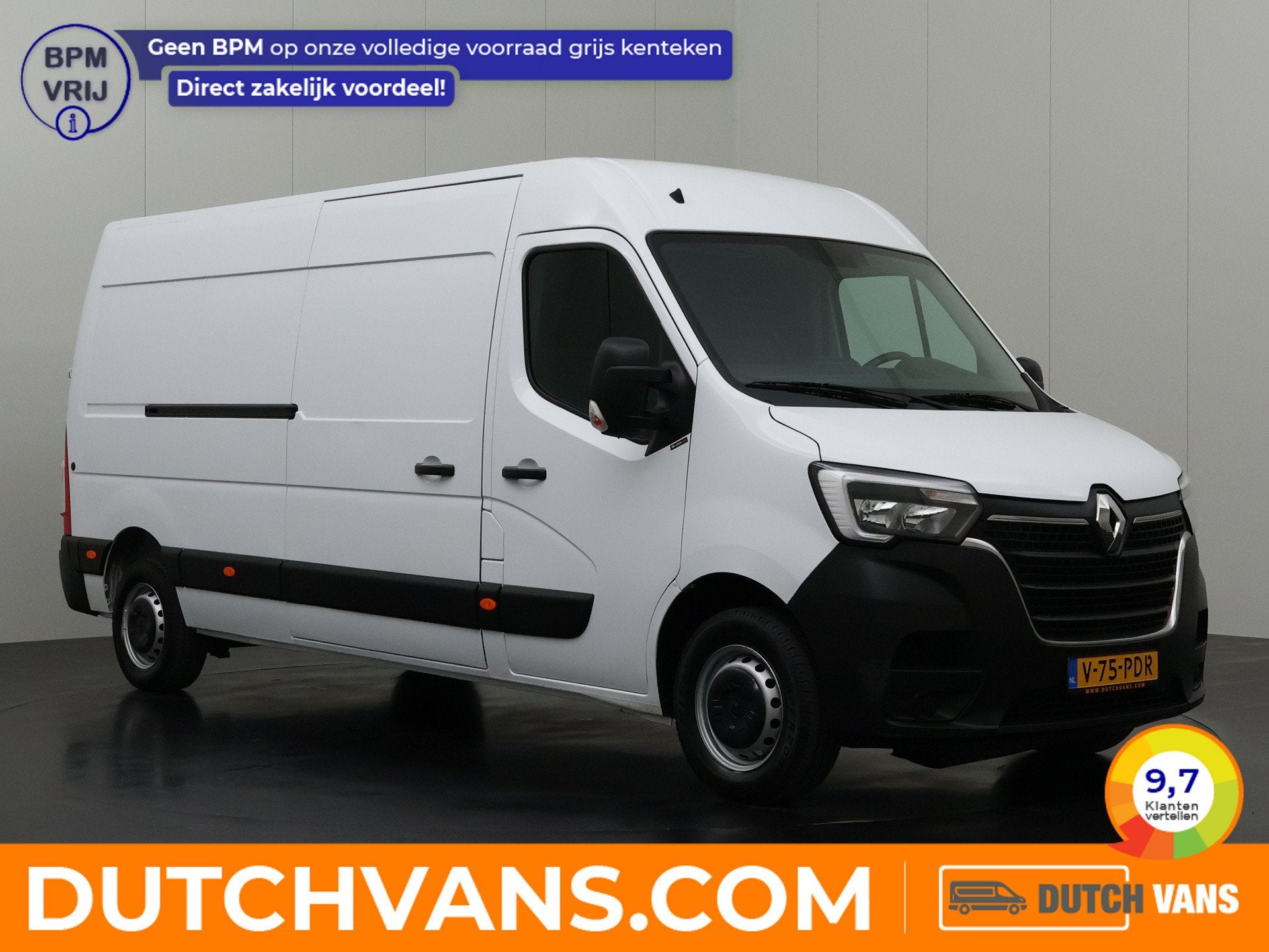 Renault Master 2.3DCi 135PK L3H2 Maxi | Euro 6 | Airco | Cru, Voorwielaandrijving, Gebruikt, Euro 6, 4 cilinders