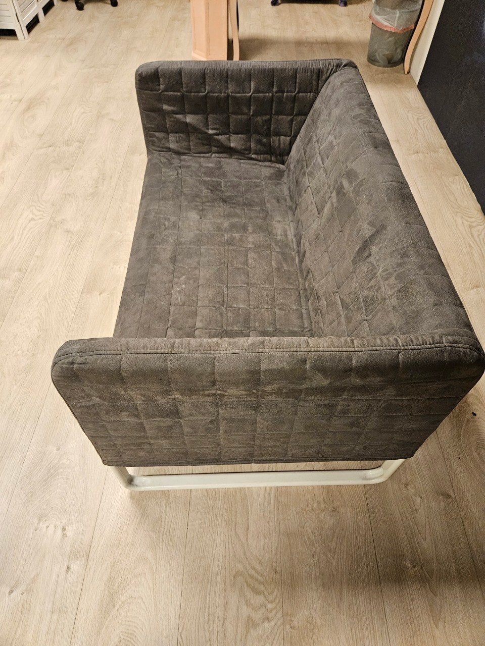 IKEA Klippan 2-zitsbank - Donkergrijs, Gebruikt, 150 tot 200 cm, Tweepersoons, 75 tot 100 cm