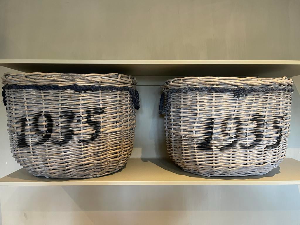 Nieuwe mooie 2 manden voor planten of opbergmanden, Huis en Inrichting, Woonaccessoires | Schalen en Manden, Mand, Rond, Nieuw