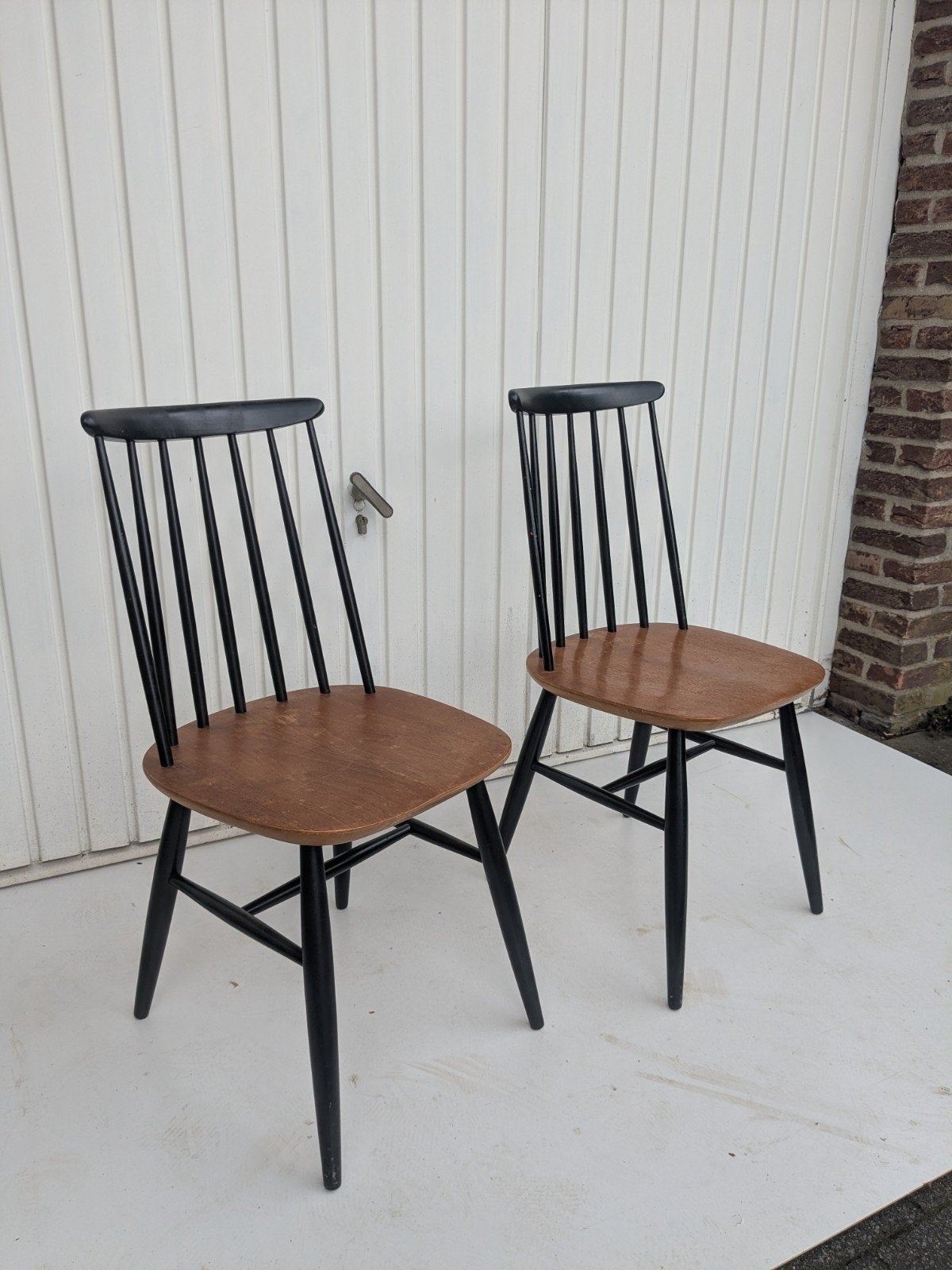 Nesto Zweden spijlenstoelen pastoe tapiovaara fanett, Ophalen, Gebruikt