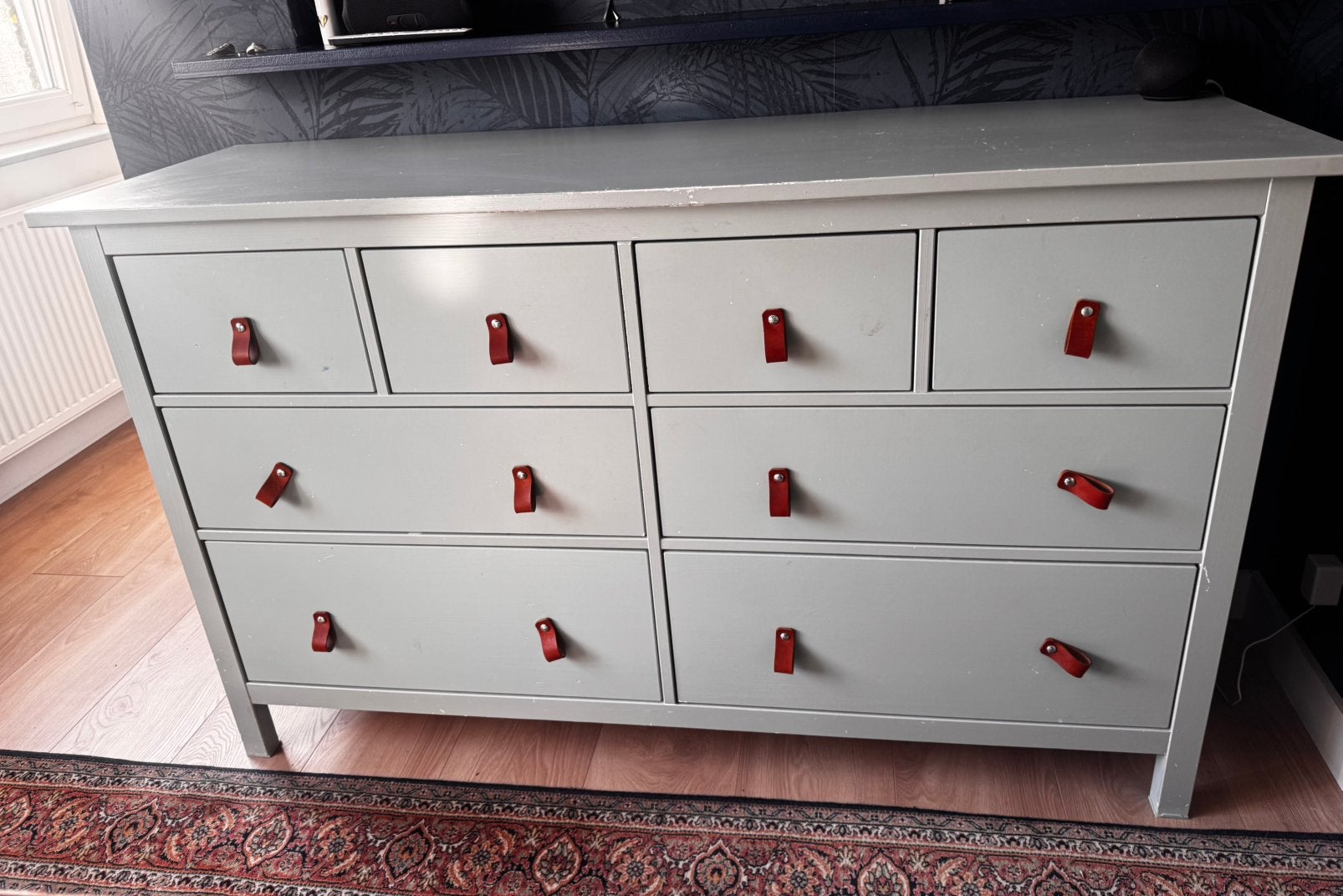 Ikea Hemnes ladekast/ commode, Ophalen, 150 tot 200 cm, Zo goed als nieuw, Met lade(s)