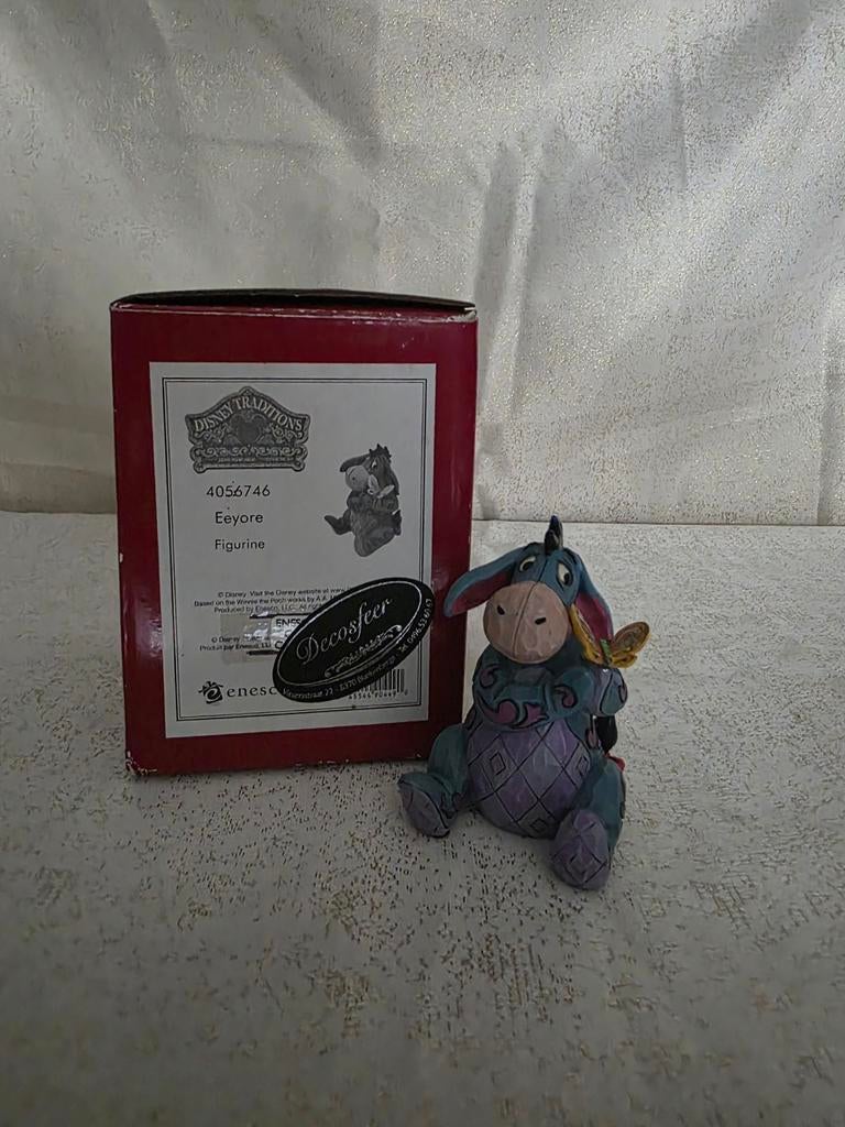 Disney Traditions Eeyore Mini Beeldje, Ophalen of Verzenden, Zo goed als nieuw, Beeldje of Figuurtje