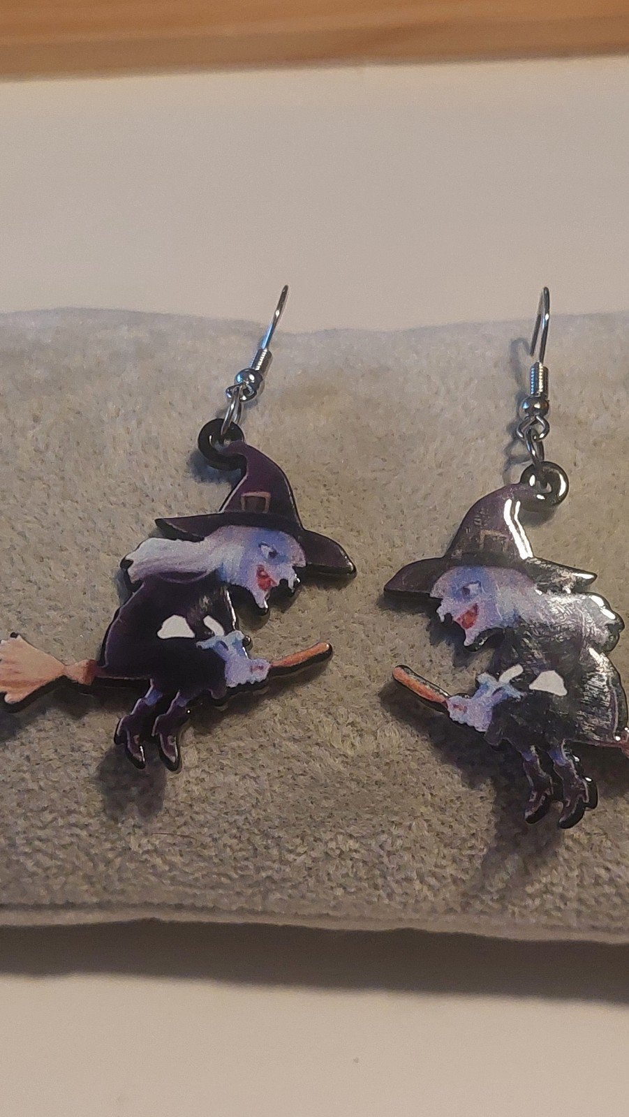 Heksen Oorbellen - Halloween & Fantasy Hangers, Ophalen of Verzenden, Nieuw, Zwart, Hangers