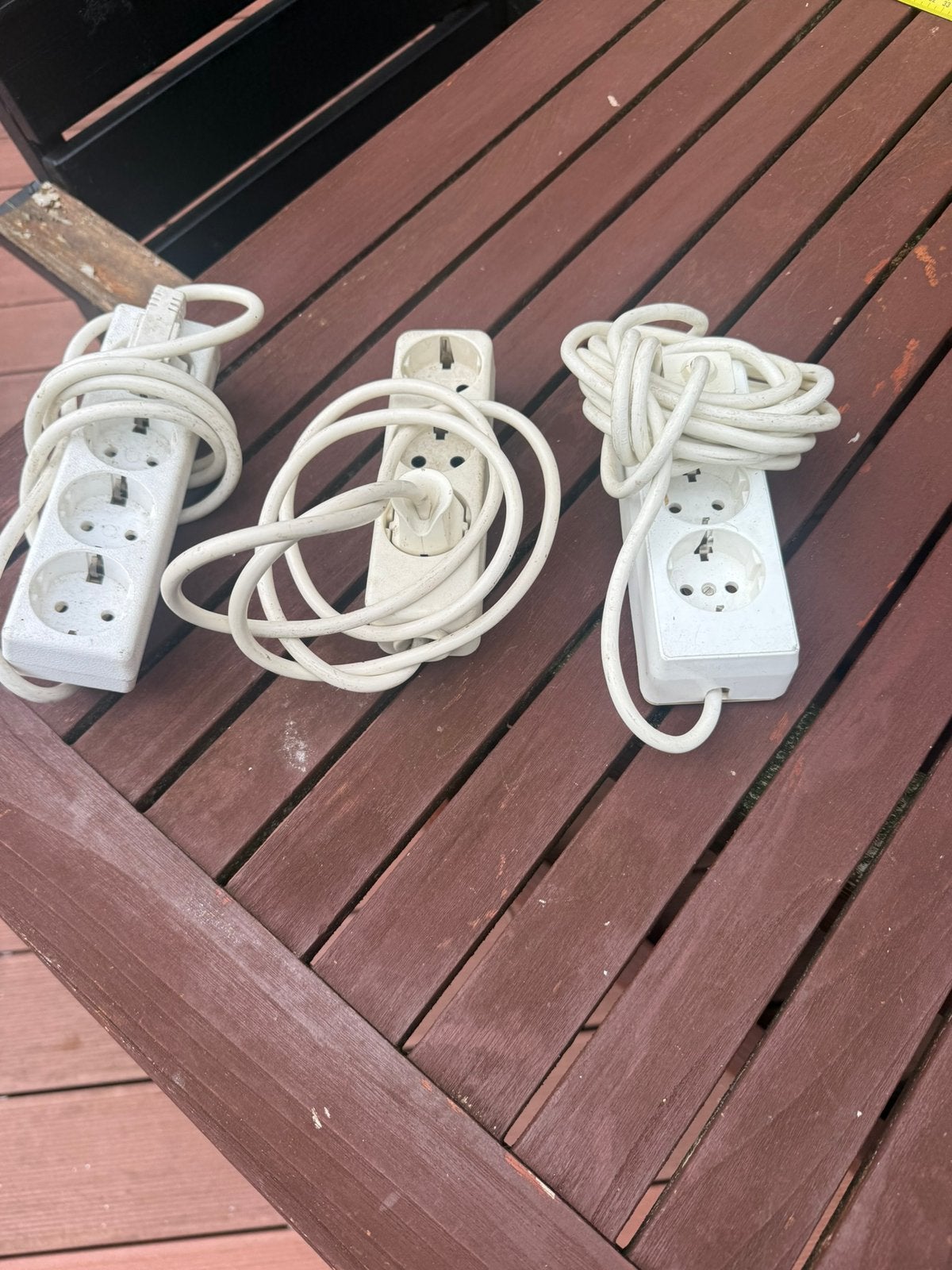 Verlengsnoeren met stekkerblok, Ophalen of Verzenden, Gebruikt