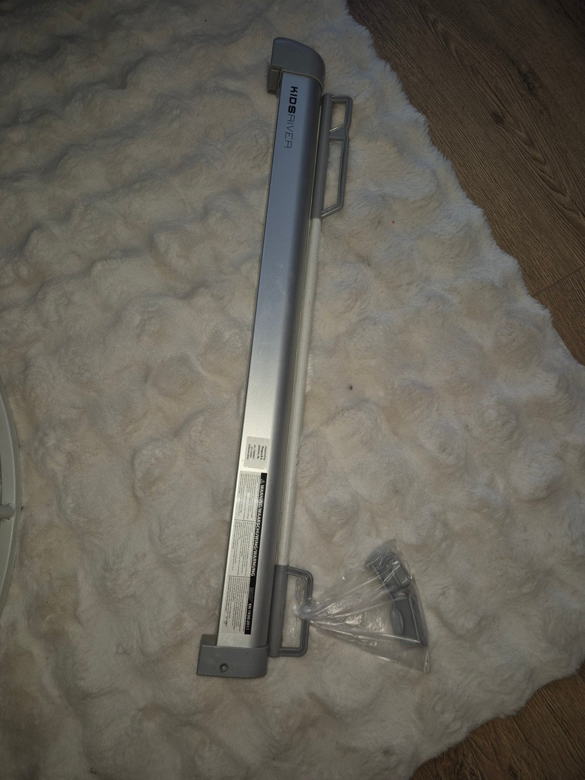 Kidsriver oprolhekje - Veiligheidspoortje, Ophalen, Zo goed als nieuw, Metaal of IJzer, 100 tot 115 cm