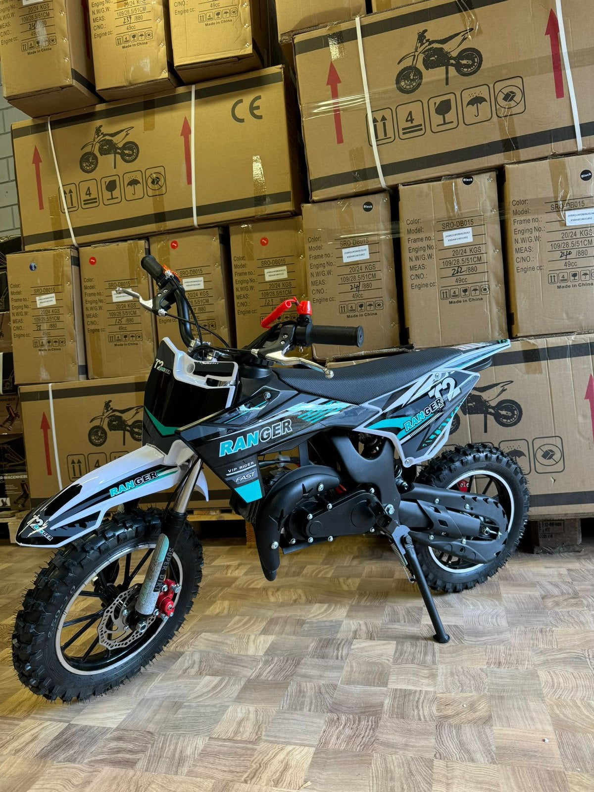 Stoere Mini Crosser – 49cc  (Nieuw in doos), Ophalen of Verzenden, Nieuw, 49 cc, Overige typen