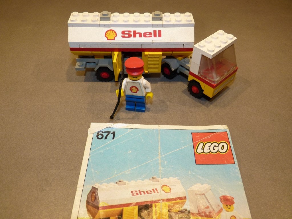 Lego setjes 671 en 672, Gebruikt, Lego, Ophalen of Verzenden, Compleet
