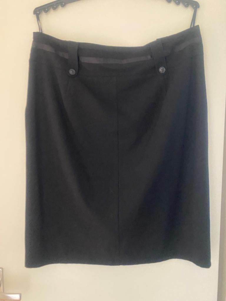 Zwarte klassieke rok maat XXL merk TAIFUN, Zwart, Maat 46/48 (XL) of groter, Ophalen of Verzenden, Zo goed als nieuw