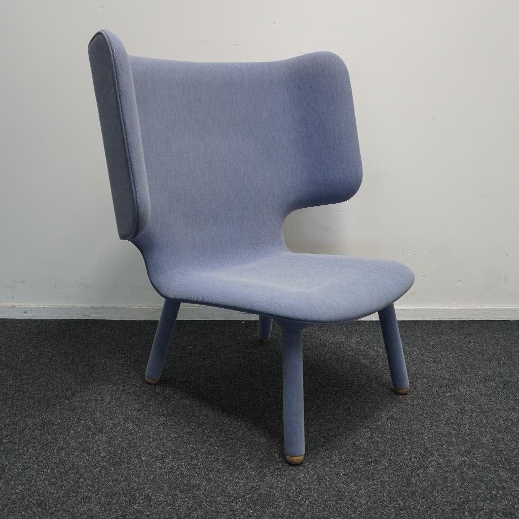 New York | Tembo Lounge Chair |  Design fauteuil | Blauw, Huis en Inrichting, Hout, Gebruikt, -, Lounge
