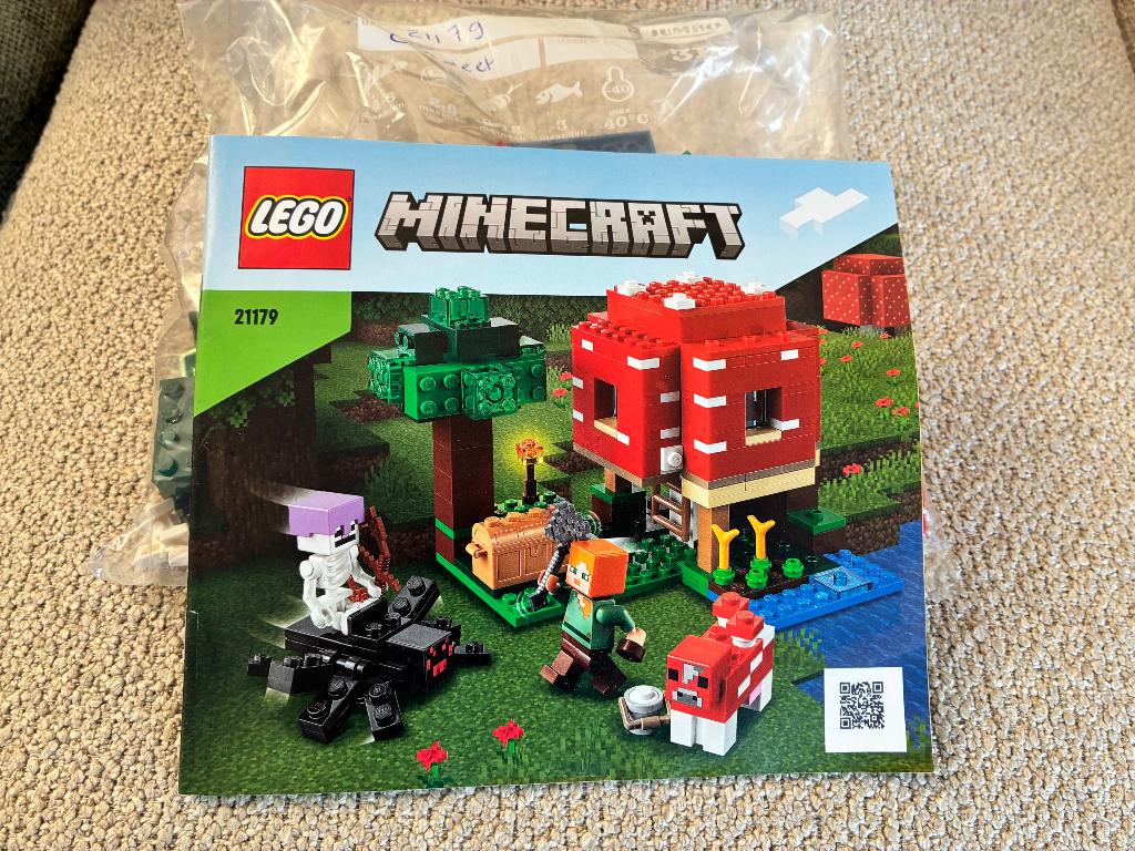 Lego Minecraft 21179 - complete set, Minecraft, Lego, Compleet, Ophalen of Verzenden