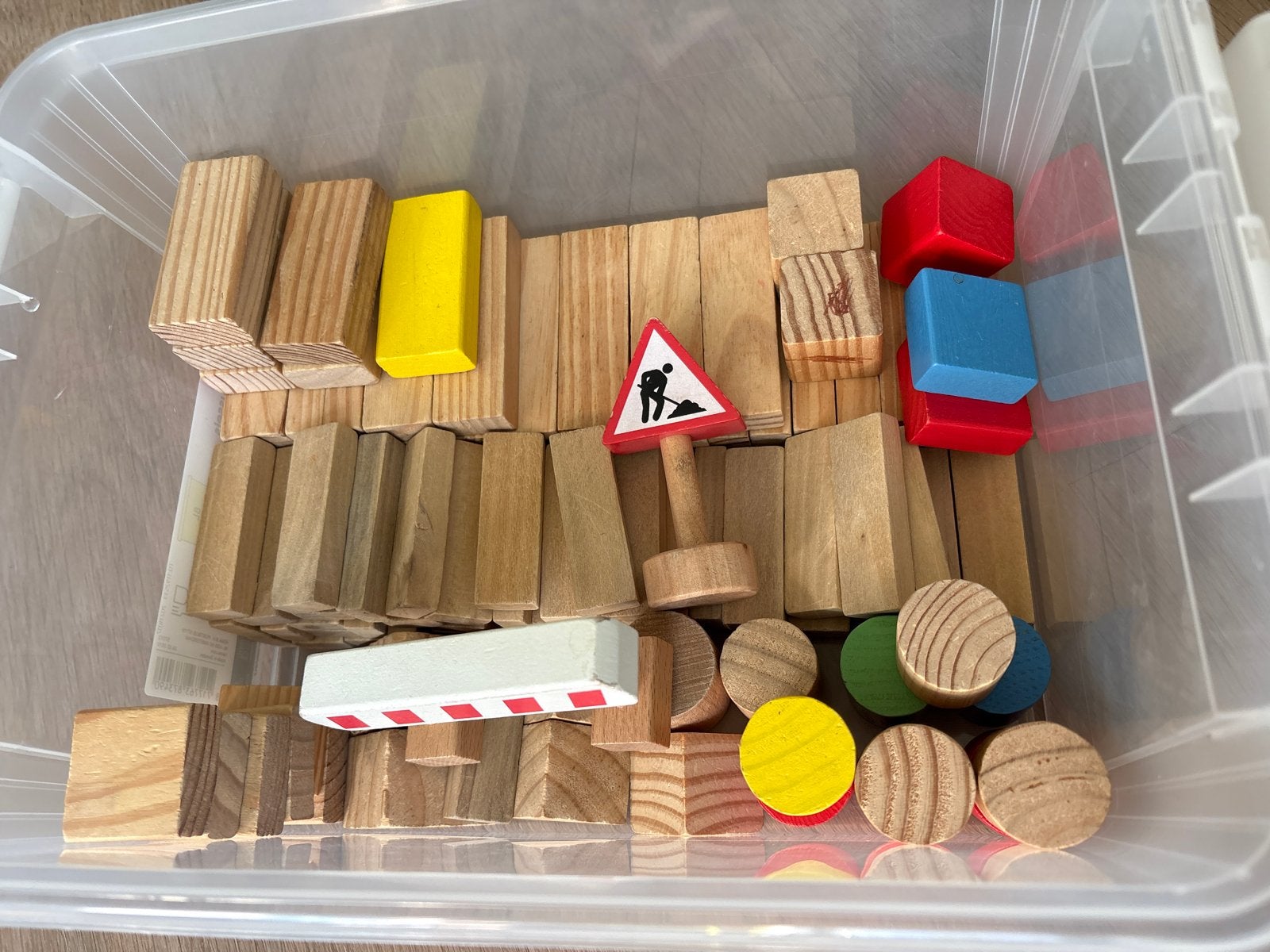 Houten bouwblokken (excl. bak), Kinderen en Baby's, Ophalen of Verzenden, Gebruikt, Overige merken