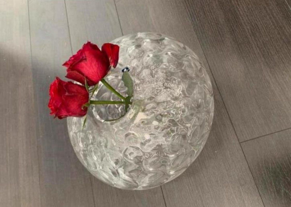 Leonardo vaas ( en schaal ), Huis en Inrichting, Woonaccessoires | Vazen, Ophalen, Overige kleuren, Minder dan 50 cm, Glas
