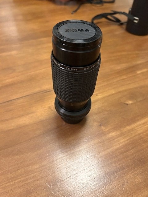 Sigma Telezoomlens Diameter 52  Tele 210 mm, Audio, Tv en Foto, Fotografie | Lenzen en Objectieven, Ophalen, Gebruikt, Sigma, Telelens