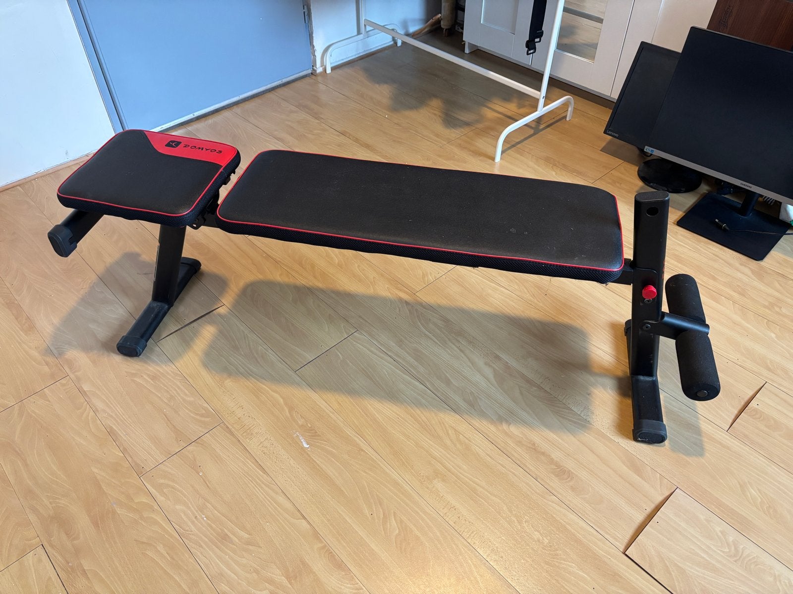 Domyos Fitnessbank - Ideaal voor thuistraining, Sport en Fitness, Fitnessmaterialen, Ophalen, Gebruikt, Borst, Fitnessbank
